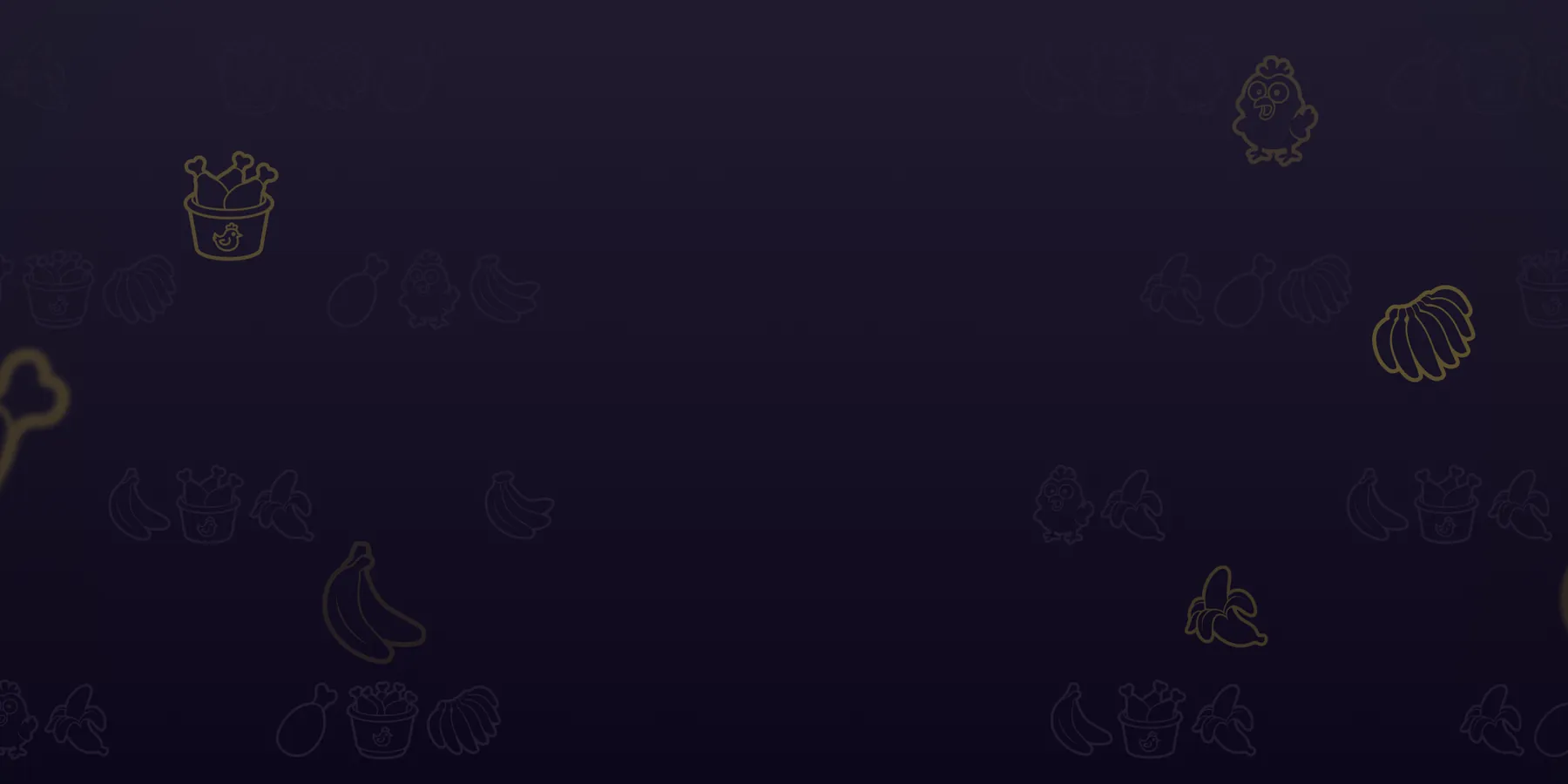 Chicken Banana – ilustración oficial de InOut Games