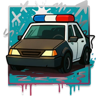 Coche de policía – Chicken Royal