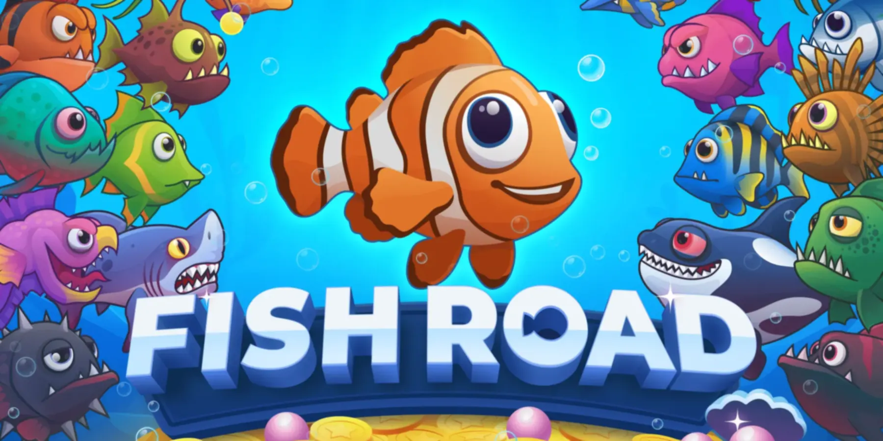 Fish Road – ilustración oficial de InOut Games