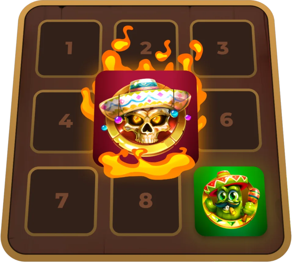 El tablero de juego – Hot Mines