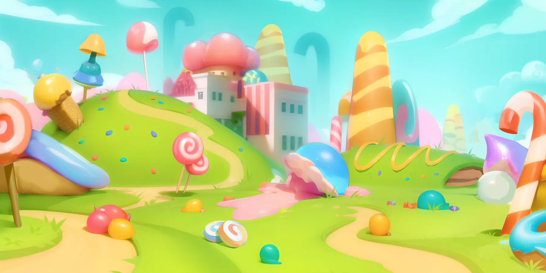 Sweet Keno – ilustración oficial de InOut Games