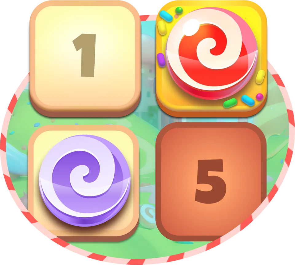 La cuadrícula de juego – Sweet Keno