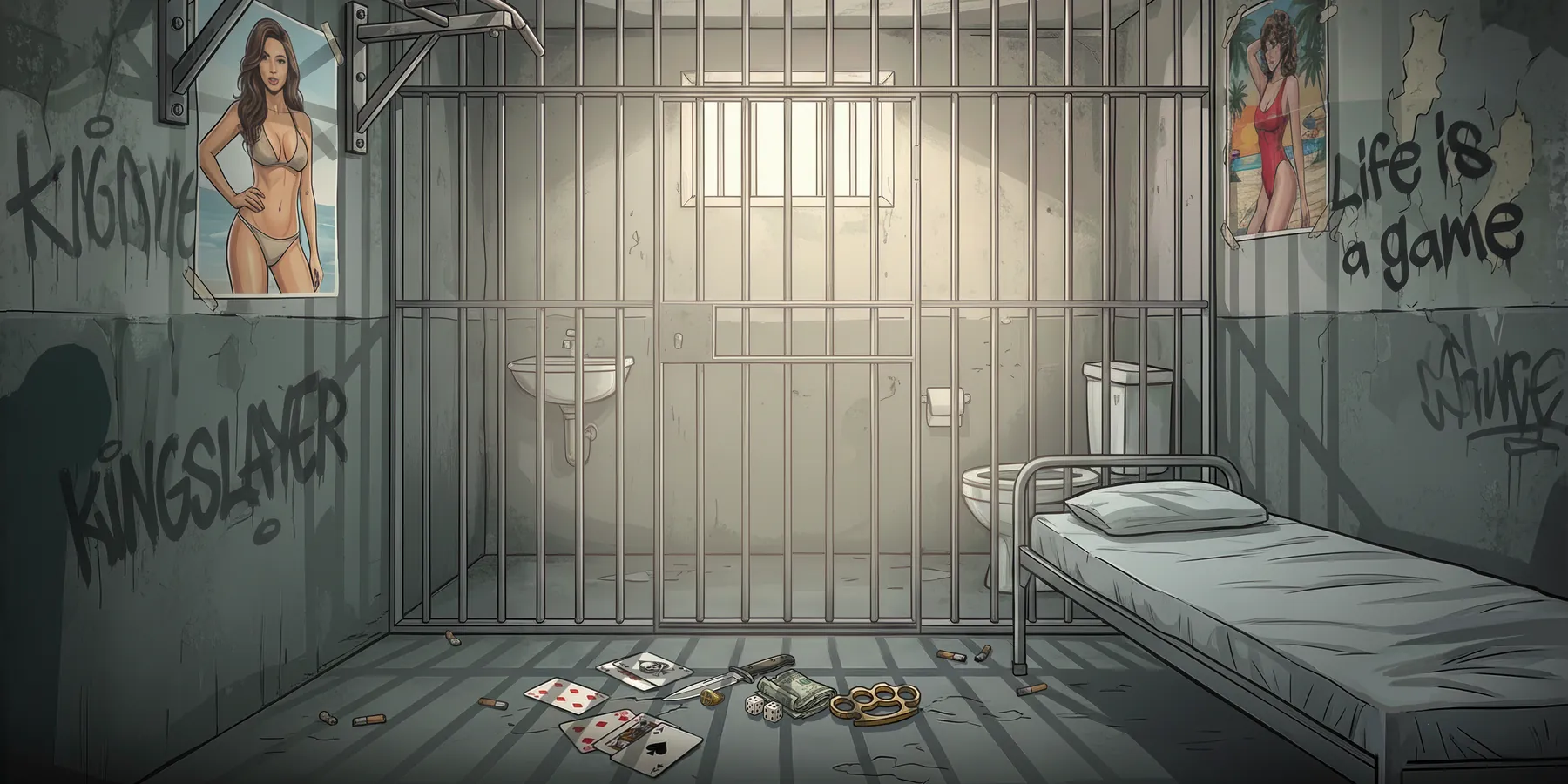 Twist San Quentin – ilustración oficial de InOut Games